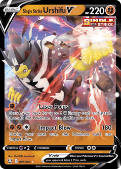 Single Strike Urshifu V Battle Styles card