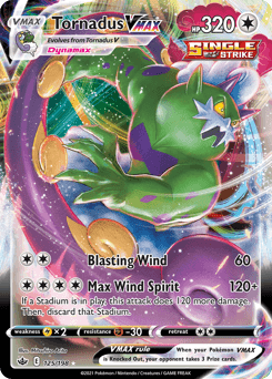 2021 Chilling Reign Tornadus VMAX #125