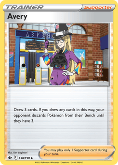 Avery Chilling Reign card
