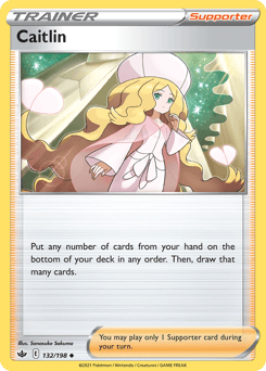 Caitlin Chilling Reign card