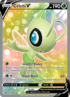 2021 Chilling Reign Celebi V #160