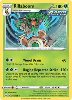 Rillaboom Chilling Reign card