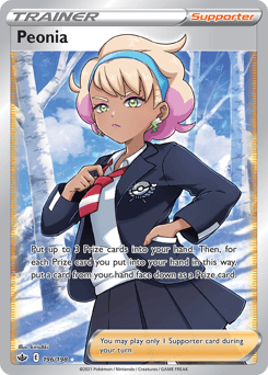 Peonia Chilling Reign card