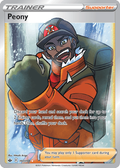Peony Chilling Reign card