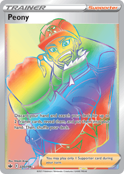 Peony Chilling Reign card