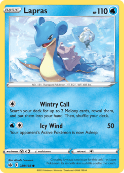 2021 Chilling Reign Lapras #29