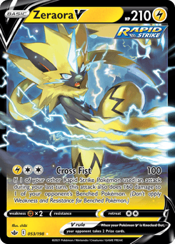 2021 Chilling Reign Zeraora V #53