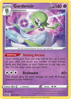 2021 Chilling Reign Gardevoir #61