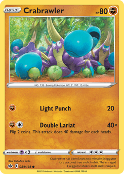 Crabrawler Chilling Reign card