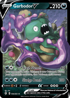 2021 Evolving Skies Garbodor V #100
