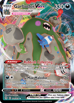 2021 Evolving Skies Garbodor VMAX #101