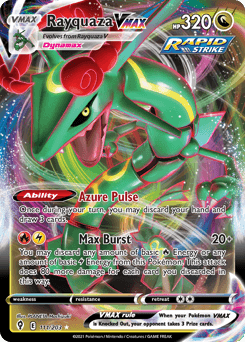 2021 Evolving Skies Rayquaza VMAX #111