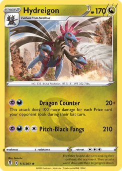 2021 Evolving Skies Hydreigon #115