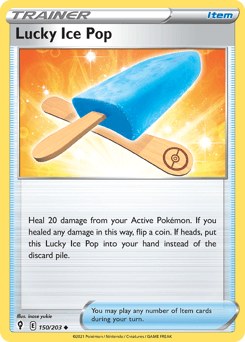 2021 Evolving Skies Lucky Ice Pop #150