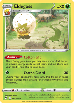 2021 Evolving Skies Eldegoss #16