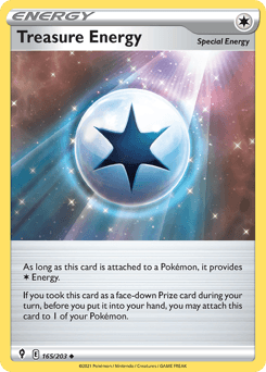 2021 Evolving Skies Treasure Energy #165