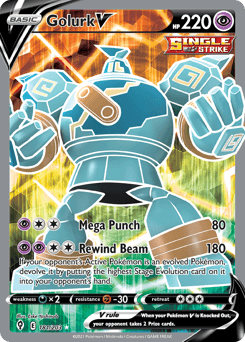 2021 Evolving Skies Golurk V #181