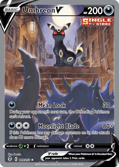 Umbreon V Evolving Skies card