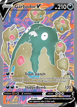 2021 Evolving Skies Garbodor V #190