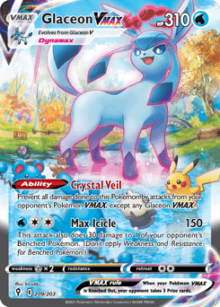 2021 Evolving Skies Glaceon VMAX #209