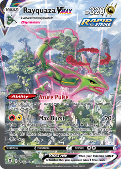 Rayquaza VMAX Evolving Skies card