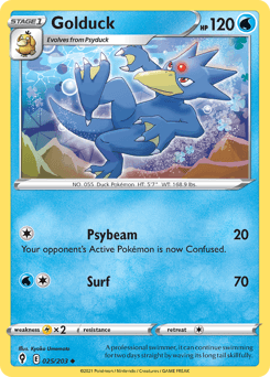 2021 Evolving Skies Golduck #25