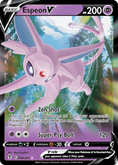 2021 Evolving Skies Espeon V #64