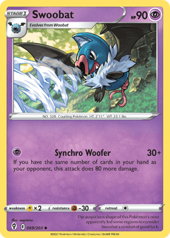 2021 Evolving Skies Swoobat #69