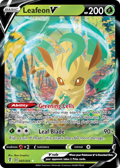 2021 Evolving Skies Leafeon V #7