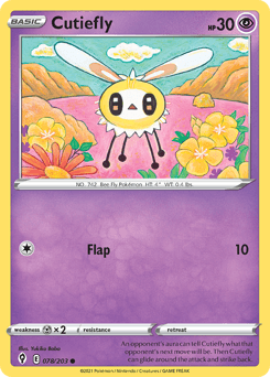 Cutiefly Evolving Skies card