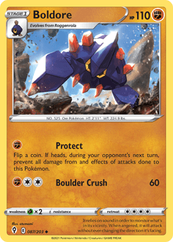 Boldore Evolving Skies card
