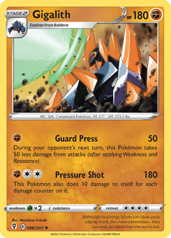 Gigalith Evolving Skies card