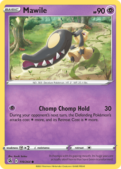 2021 Fusion Strike Mawile #119