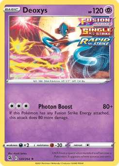 2021 Fusion Strike Deoxys #120