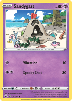Sandygast Fusion Strike card