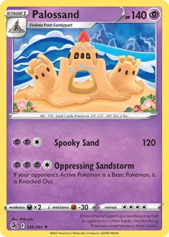 Palossand Fusion Strike card
