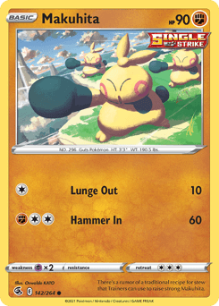 2021 Fusion Strike Makuhita #142