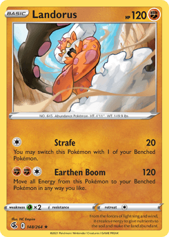2021 Fusion Strike Landorus #148