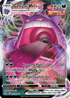 2021 Fusion Strike Gengar VMAX #157