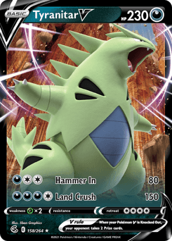 Tyranitar V Fusion Strike card