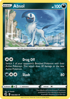 2021 Fusion Strike Absol #164