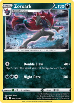 2021 Fusion Strike Zoroark #171