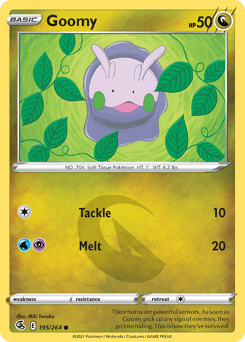 Goomy Fusion Strike card