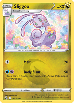 Sliggoo Fusion Strike card