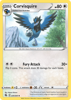 Corvisquire Fusion Strike card