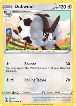 Dubwool Fusion Strike card