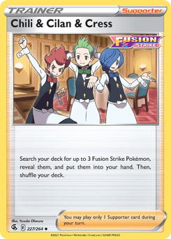 2021 Fusion Strike Chili & Cilan & Cress #227