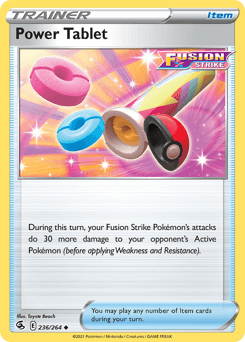 2021 Fusion Strike Power Tablet #236