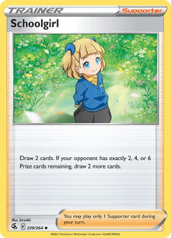 Schoolgirl Fusion Strike card