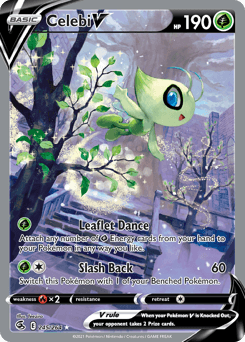 Celebi V Fusion Strike card